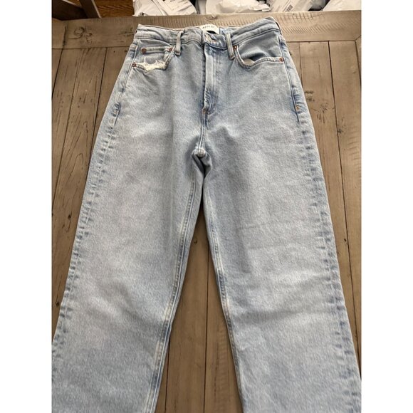 AGOLDE High Rise Stovepipe Straight Jeans In Destination Size 26 - Picture 3 of 4